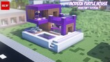 Modern purple house - Minecraft tutorial