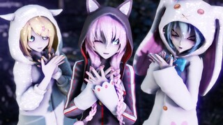 ▌MMD ▌◤• Happy Halloween/English and Japanese covers•◥ ◈Luka, Rin, Miku◈