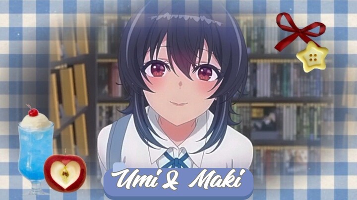Momen Romantis Umi & Maki 💙 | Class de 2 Banme ni Kawaii Cute Edit