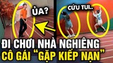 Quay clip ĐI NHÀ NGHIÊNG, cô gái GẶP KIẾP NẠN nhưng khi nhìn nhân viên thì NÓ LẠ LẮM | Tin 3 Phút