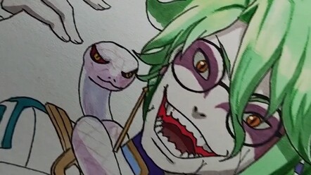 Aku telah melepas kulit ularku dan berkembang menjadi naga!