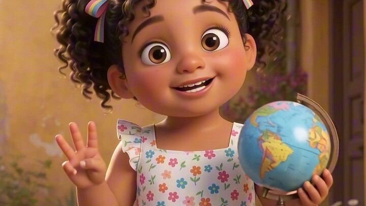 Part 3: धरती गोल है। Earth is round #anime #earth #geography #children #viral #shorts #animation