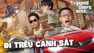 (GTA V #18) Lên kèo đuổi bắt với sĩ quan Math Thanh - NSND mới của đồn cảnh sát Mixi City