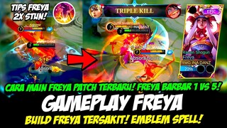 CARA MAIN FREYA TERBARU❗ COMBO FREYA EXP LANE 2X STUN❗BUILD FREYA TERSAKIT❗GAMEPLAY FREYA TOP GLOBAL