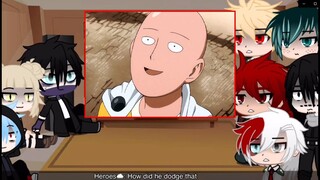 Mha/Bmha  react to one punch man  || ✅ Mha react compilation ✅ ||