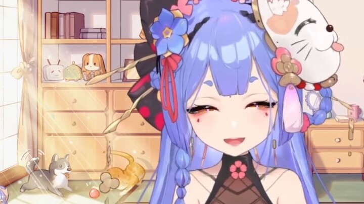 【Azi】Gou Gou memberiku banyak koin Q sebagai hadiah.