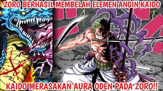 SPOILER ONE PIECE 1002 - EPIC! ZORO Membelah Elemen Angin KAIDO? KAIDO Merasakan ODEN Pada ZORO!