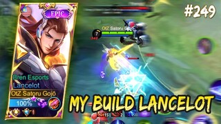 BEST BUILD TOP GLOBAL LANCELOT 🔥🔥🔥 | LANCELOT GAMEPLAY #249 | MOBILE LEGENDS BANG BANG