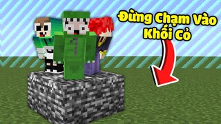 Minecraft Bedwars, Nhưng Chạm Vào Khối Cỏ Bạn Sẽ Chết !! Siêu Khó Troll Noob Team