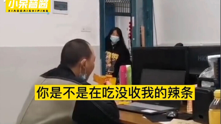 Teacher caught red-handed snacking on confiscated spicy strips in the office by a student: Years of 