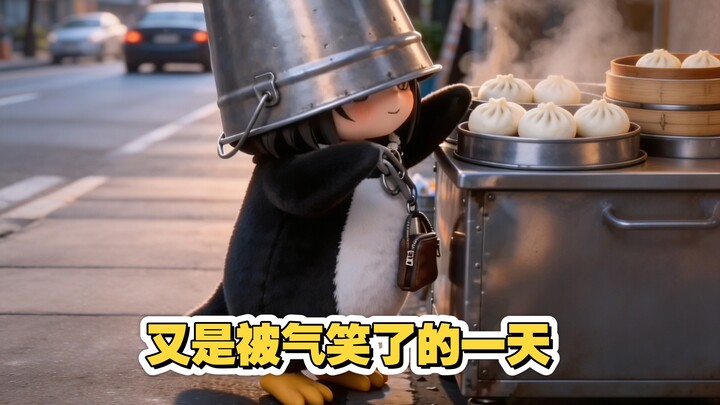 เพนกวินน้อยไม่มีเงิน อยากกินซาลาเปาทำยังไงดี