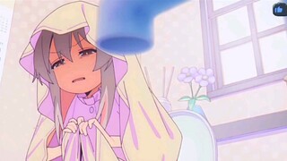 Zhenxun, who has her period for the first time, can't hold it anymore