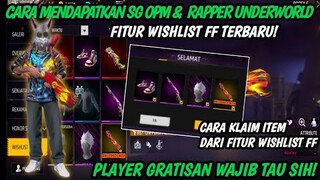 CARA MENAMBAHKAN ITEM KE WISHLIST FITUR TERBARU FREE FIRE || CARA MENAMBAHKAN ITEM KE WISHLIST FF