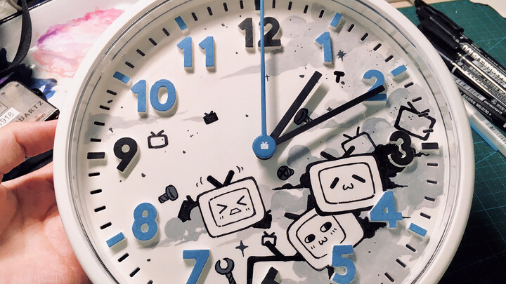 【วาดรูป】วาดนาฬิกาเอง เปลี่ยนนาฬิกาอีเกียร์9.9หยวนง่าย ๆ