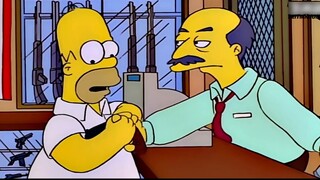 The Simpsons: People in Springfield are angry even when watching a football game