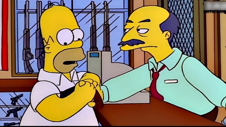 The Simpsons: People in Springfield are angry even when watching a football game