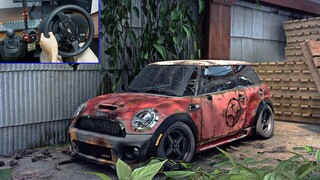 Rebuilding a MINI JOHN COOPER WORKS GP - Forza Horizon 5 | Thrustmaster T300RS Gameplay