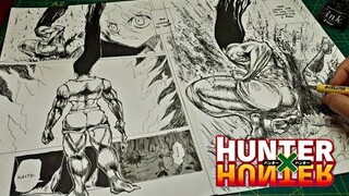 🎣 Drawing HUNTER x HUNTER manga | Speed Drawing | Manga Page [ # 19 ] :))) 🎣