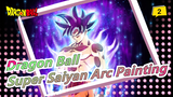 [Dragon Ball] Paint the Whole Super Saiyan Arc on One Paper (drafting & coloring #048)_2