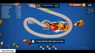 Rắn săn mồi, The best wormszone.io Legendary Snake Best gameplay #369 1