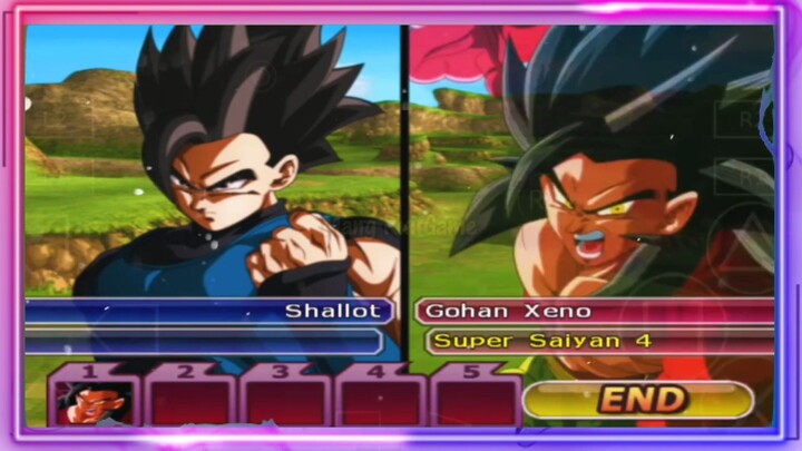 SHALLOT VS GOHAN XENO SSJ 4 - DRAGON BALL MOD ANDROID GAMEPLAY