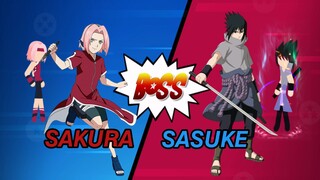 PAKAI SAKURA SI BEBAN?! | STICKMAN SHINOBI