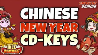 All New IDLE Heroes CODES ! | Chinese New Year Limited CD Keys 2021