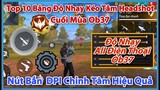 (Free Fire) Top 10 Bảng Độ Nhạy Headshot Như Lập Trình Dành Cho Tất Cả Điện Thoại | Huy Gaming