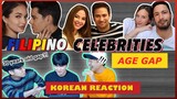 [REACT] Korean guys react to Filipino celebrities age gap (ENG SUB)