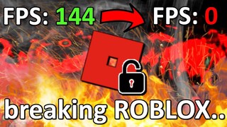 this new UPDATE is BREAKING roblox...