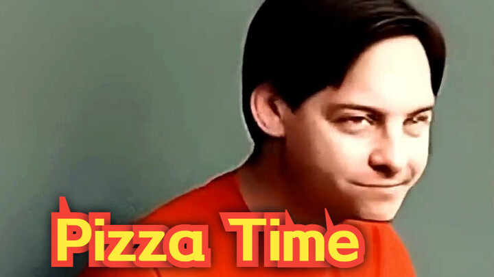 [AI generated] Tobey Maguire eating pizza