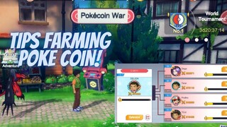 TIPS FARMING POKE COIN WAR TO BUY BOOK AT EXTREME TRAINING STORE - POKEMON WORLD