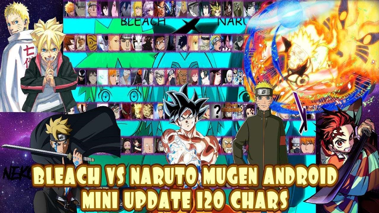 MUGEN DUBLADO EM BR, PARA ANDROID CROSSOVER ( BLEACH VS NARUTO) 