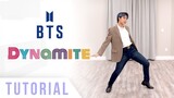 BTS - 'Dynamite' Dance Tutorial (Explanation & Mirrored) | Ellen and Brian