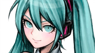 Imitating Different Art Styles to Draw Hatsune Miku!