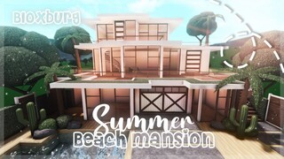 Roblox Bloxburg - Beach Summer Mansion ( Exterior ) - Minami Oroi