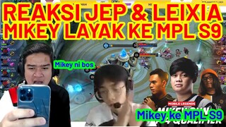 REAKSI JEP & LEIXIA BILA MIKEY MENANG LAWAN TEAM LEMAH