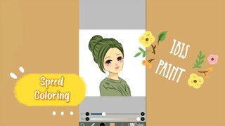 SPEED COLORING VIDEO (USING IBIS PAINT)