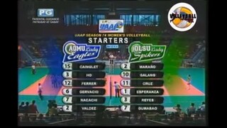 Lady Spiker’s Classic: ADMUvsDLSU R1S74