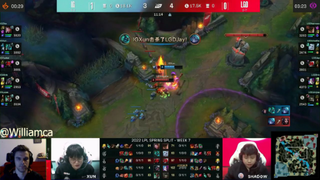 Tâm điểm trận đấu giữa IG và LGD phần 6 #game #LOL