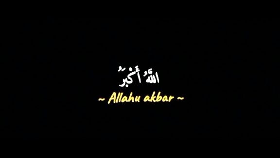 ~ Allahu akbar ~