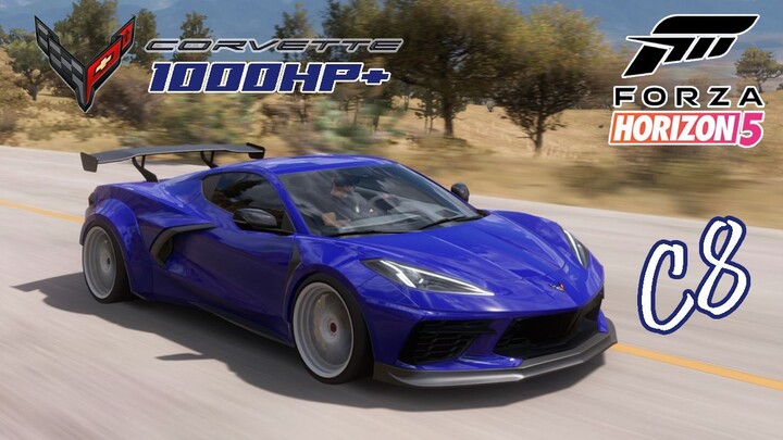 Forza Horizon 5 -  กระเบนน้ำเงินพันม้า (Chevrolet Corvette Stingray(C8))