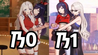 现在的乃0 VS 以前的乃1