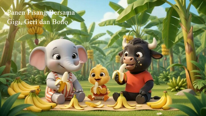 Panen Pisang Bersama Gigi, Geri dan Bono