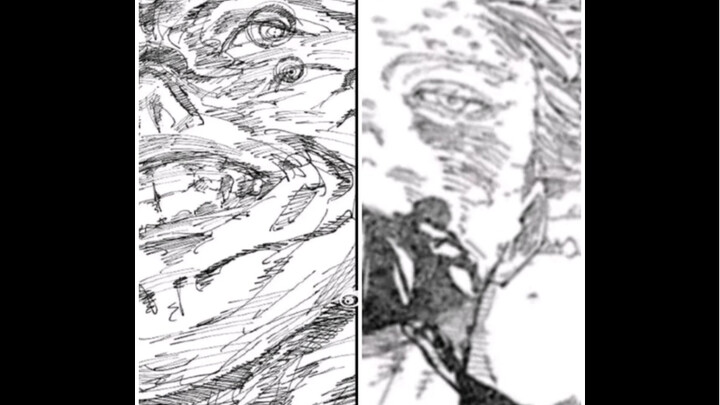 Why is Sukuna's expression on the latest cover exactly the same as that of the prison master?