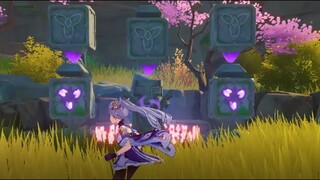 Keqing solves Inazuma's puzzle in 1 second