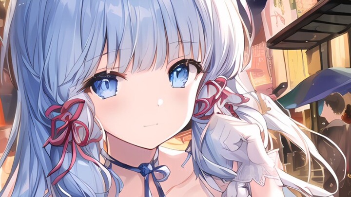 [ai painting] เมื่ออายากะมาถึงเมือง