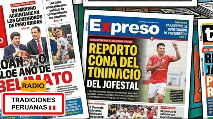 PORTADA DE DIARIOS DEL PERU