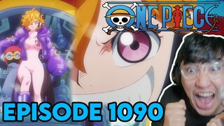THE DR. VEGAPUNK APPEARS !?! SHE SAVED THE STRAW HATS !!! | Episode 1090 | One Piece REACTION !