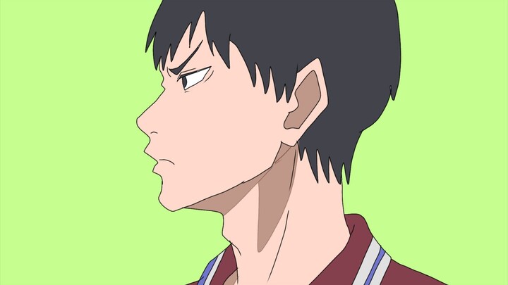 Gambarin Kageyama yg ingin mengatakan sesuatu tapi malu, end jadi versi watercolor